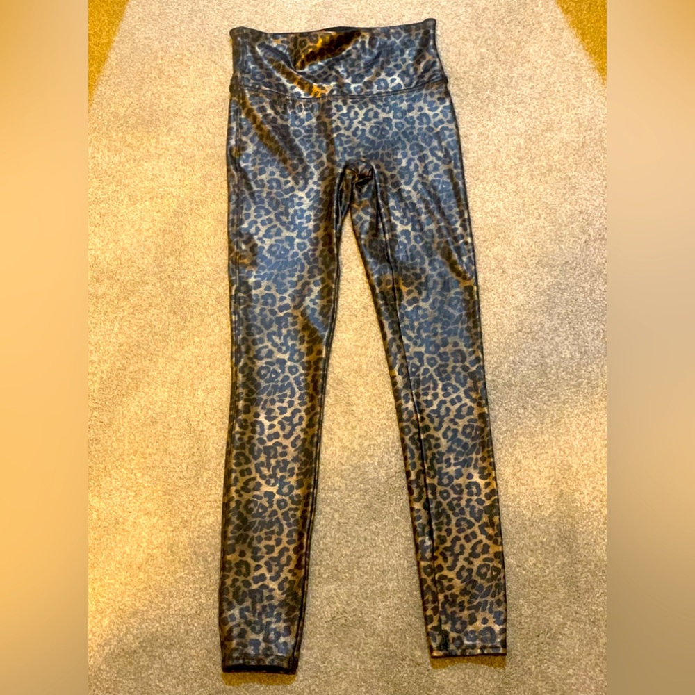 Spanx leopard print leggings NWOT